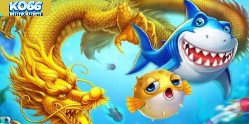 Game bắn cá của KO66 thiết kế 3D sống động